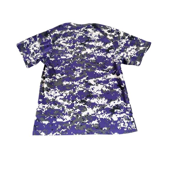 Holy Cross Badger Sports Kids Active Tee Camo Size S - Picture 4 of 4